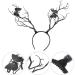 Healvian Antler Headband Tree Branches Headdress with Butterflies Women Headband Tree Branches Butterfly Headband Antler Tree Branches Headband Fairy Crown Wedding Christmas Halloween Costume Headband - Buy Online on GoSupps.com