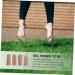 FOMIYES Silicone Gel Finger & Toe Sleeves Set - Toe Protector, Separator, Cushion, Bandage - Earth Tones (2 Pairs) - Buy Online on GoSupps.com
