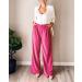 Vetinee High Waisted Wide Leg Dress Pants for Women - S Magenta | Business Office Trousers with Pockets - Buy Online on GoSupps.com