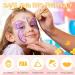 GLEEMEN 36 Colors Face Paint Crayons for Kids - Safe Body & Face Painting Makeup Kit for Birthday Party, Halloween, Cosplay - Buy Online on GoSupps.com