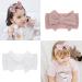 Buy Baby Headbands - 2 Pack Bow Elastic Headbands for Girls | Soft & Cute White & Pink Baby Accessories - Buy Online on GoSupps.com