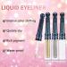  Jutqut Glitter Liquid Eyeliner Waterproof High Pigment Long-Lasting Waterproof Eyeliner Pen Long-Lasting Liquid Eyeliner Blanc Metallic Eyeliner Pen #01 - Buy Online on GoSupps.com