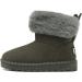 Yeeteepot Kids Winter Snow Boots - Baby Girls' & Boys' Warm Plush Booties, Anti-Slip Toddler Shoes, Size 7.5 UK, Grey - Buy Online on GoSupps.com