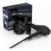 Professional Ionic Infrared Hair Dryer 1875W - Black Blow Dryer with Diffuser & Concentrator for Curly Hair - Buy Online on GoSupps.com