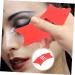 Baluue Eyeliner Eyelash Shield Eyelash Applicator Tool Women Eyeliner Stencils Red 10.3x3.8cm Red - Buy Online on GoSupps.com
