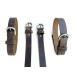 QMYBROW Real Leather Straps 4-Pack | Adjustable Cinch & Stirrup Straps with Metal Buckle | Multi-Purpose Cable Ties in Bourbon Brown - Buy Online on GoSupps.com