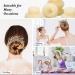 Hair Bun Maker Set 6 PCS - Ring Style Bun Donut 1 L 2 M 3 S - Hair Accessories with Pins, Bands & Tools for Women, Girls & Kids (Blonde) - Buy Online on GoSupps.com