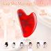 Sherr 12 Pcs Heart-Shaped Gua Sha Facial Tools - Massage & Scraping for Spa & Skin Care | 12 Retro Colors - Buy Online on GoSupps.com
