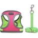 Buy Doramio Small Dog Harness & Leash | Reflective Breathable Anti-Train Safety Gear for Small Dogs & Cats M Size in Rose Red - Buy Online on GoSupps.com