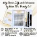 DIY Eyelash Extension Kit - Waterproof Volume False Lashes & Bond Seal Remover | Long Lasting 10 Day Wispy Glam (8-16mm - Buy Online on GoSupps.com