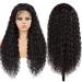 28 Inch Water Wave HD Lace Front Wig | Pre Plucked & Natural Color | 13x4 Wet and Wavy Human Hair Wig for Black Women | 180% Density - Buy Online on GoSupps.com