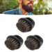3-Part Beard Brush for Men - Ridge-Free Round Handle Practical Shaving & Facial Bar Cleaner Perfect Father's Day Gift - Buy Online on GoSupps.com