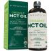Organic MCT Oil for Morning Coffee Keto Supplement -32 fl oz