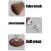 Premium Wooden Handle Shaving Brush for Men | Soft Hair Shaving Brush for a Perfect Shave - Ideal for Travel & Daily Use - Buy Online on GoSupps.com