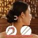COMNICO 4 Pieces Hair Pins Metal U-Shaped Hair Forks Vintage Updo Hair Sticks with Rhinestone 2 Prong Bun French Hairpins Hairstyle Chignon Accessories for Women Girls Fine Thick & Long Hair Styling - Buy Online on GoSupps.com