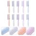 Exceart 10-Set Nail Brushes - Long Handle Manicure & Pedicure Tools for Nail Art Care | Pink Nylon Fingernail & Toe Cleaning Gadgets - Buy Online on GoSupps.com