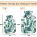 NAANLE 1L Hot Water Bottle with Banana Leaves Cover Pain Relief & Heat Therapy for Cramps Hands & Feet - Buy Online on GoSupps.com