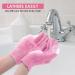 Sibba 8 Pair Exfoliating Gloves - Natural Loofah Wash Gloves for Body and Face - Dead Skin Remover - Double Sided Microfibre Scrubber - Buy Online on GoSupps.com