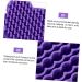DOITOOL 2 1 Makeup Brush Cleaning Pad Cosmetic Brush Cleaning Mat Silicone Makeup Brush Cleaner Mat Silicone Brush Cleaner Brush Scrubber Mat 2 in Drying Rack Portable Purple Silica Gel 11X10cm Purple - Buy Online on GoSupps.com
