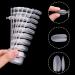 300 Ultra-Thin Almond Shape Artificial Fingernails No Lift Transparent Perfect for Nail Art & DIY Manicure - Buy Online on GoSupps.com