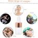 Beaupretty Glass Dropper Bottle dropper bottle frosted Eye Dropper Bottle Clear Glass Vial sample dropper Glass Dropper Vial dropper bottle Glass bottle body essential oil with 4.3x1.5cm Golden - Buy Online on GoSupps.com