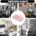 Shakven Squeegee Sponge Brush Sponge Brush Rubber Squeegee Scrubber for Cleaning - Household Cleaner Brush to Reach Tight Spaces for Bathroom Glass Kitchen Cooktops Pink - Buy Online on GoSupps.com
