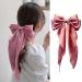 Vintage Satin Bow Ribbon Hairclip Hairpin for Women (Pink) - Buy Online on GoSupps.com