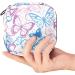 Colorful Butterfly Print Sanitary Napkin Storage Bag - Menstrual Cup Pouch & Travel Organizer | Large Capacity & Portable Makeup Bag - Color 13 - Buy Online on GoSupps.com