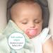 Herobility Gentle Pacifiers - Glow in the Dark - BPA-Free - 10-Pack for 6-24 Months - Includes Protective Case & Large Air Vents - White/Night Glow - Buy Online on GoSupps.com