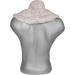 Comfortable Neck Pillow with Stand-Up Collar | Shabby-Chic Gray-Beige Heat & Warming Pillow for International Shipping - Buy Online on GoSupps.com