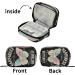Buy Pfrewn 7-Day Watercolor Butterfly Pill Organizer - Vintage Travel Vitamin & Medicine Holder | Portable Zipper Pouch - Buy Online on GoSupps.com