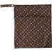 MUMBABY Wet Dry Bag - Reusable Nappy Bag with Two Zippered Pockets (Brown Star) - Buy Online on GoSupps.com
