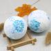 Peppermint Marine Oil Blue Bubble Bath Ball - Nourishing Skin Care with Loofah Sponge Handle - Moisturizing Coarse Ball for Clean & Refreshed Skin - Buy Online on GoSupps.com