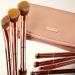 11-Piece Rose Gold Brush Set with Cosmetic Bag by BHcosmetics - Premium Metal Makeup Brushes for Flawless Application - Buy Online on GoSupps.com