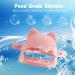 Cute Pink Cat Baby Teether - Food Grade Silicone Teething Toy for 3+ Months | Pain Relief & Sucking Needs | Washable & Reusable - Buy Online on GoSupps.com