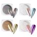 Beetles Gold Chrome Nail Powder for Nails Mirror Effect Holographic Shell White Nail Glitter Kit for Nail Art Decoration 4 Colors 0.5g/Jar 4 Colors The Garden of Eden