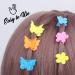 YGDZ 200pcs Small Claw Cute Flower Butterfly Hair Clips for Baby Girls - 8 Assorted Colors - Buy Online on GoSupps.com
