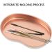 HUSHUI Stainless Steel Manicure Tray Oval Cosmetic Makeup Nail Art Jewelry Dish Desktop Decor Black Silver Champagne Gold - Buy Online on GoSupps.com