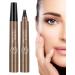 4 Point Eyebrow Pencil 4 Point Eyebrow Marker Pencil - Eyebrow Marker Black For Nature Simulation Wild Eyebrows Quick Dry Long Wear No Smudge Dark Brown - Buy Online on GoSupps.com