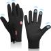 Flintronic Waterproof Thermal Bicycle Gloves for Men | Touchscreen Winter Gloves | #1 Black Hiking Gloves - Buy Online on GoSupps.com