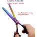 Professional 6 Inch Hair Thinning Shears Japanese 440c Stainless Steel Hairdressing Texturizing Scissors for Women/Men/Kids - Rainbow Color - Buy Online on GoSupps.com