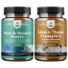 Bundle of Advanced Nootropics Brain Support Supplement with Memory & Focus Vitamins and Advanced Lion's Mane Mushroom Supplement with Reishi Chaga Maitake & Shiitake for Memory Support & Focus