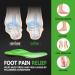 Plantar Fasciitis Arch Support Insoles for Women Men - Orthotic Insoles for Flat Feet High Arch - Foot Pain Relief Insoles (Green, UK 3-4.5) - Buy Online on GoSupps.com