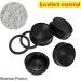 Qrity 2-Pack Kitchen Sink Drain Pipe Locking Cap - 39mm Threaded Seal for Black Leak Prevention | International Shipping Available - Buy Online on GoSupps.com