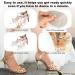 2 Pairs Ball of Foot Cushions & Gel Heel Inserts - Non-Slip Comfort Pads for High Heels | Shock Absorbing Insoles for Men & Women - Skin Color - Buy Online on GoSupps.com