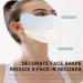 UV Protection Face Masque - Breathable Ice Silk Face Shield - Reusable Sun Shield Face for Women Sunscreen Masque for Fishing Hiking Cycling gradient blue - Buy Online on GoSupps.com