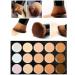 Demarkt 15 Colour Makeup Palette & Concealer Powder with Contour Brush - Perfect for Flawless Beauty - Buy Online on GoSupps.com