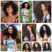 Ur Beautiful 8A Remy Human Hair Curly Bundles | 100% Brazilian Kinky Curly Hair - Natural Black 8-12 inches - Buy Online on GoSupps.com