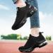 QAUPPE Women's Lightweight Air Sports Walking Sneakers US 5.5-11 B(M) 6 - Allblack - Buy Online on GoSupps.com