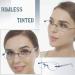 CRGATV 4-Pack Rimless Tinted Reading Glasses for Women | Blue Light Blocking Stylish Readers | Anti UV/Eye Strain/Glare | +2.5 Magnification | 4 Pack Mixed Colors - Buy Online on GoSupps.com